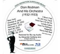 Don Redman (1932-1933) Restored for Blu-ray Audio
