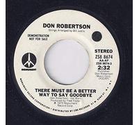 DON ROBERTSON - there must be a better way to say goodbye / mono