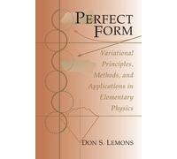 Don S. Lemons Perfect Form (Tascabile)
