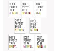Don' t forget mini Collection Wall Art stampe, tipografia, kid' S Wall Art Print, kid' S Room Decor, Gender Neutral, Motivational Word Art 11x14
