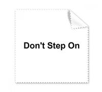Don' t step on nero simbolo modello occhiali panno di pulizia del pulitore dello schermo 5PCS Gift