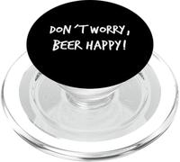 Don´t worry Beer happy regalo per birra con scritta divertente da uomo PopSockets PopGrip per MagSafe