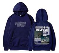 Don Toliver Hardstone Psycho 2025 Felpe Felpa con Cappuccio per Uomo Donna,Hip Hop Lunghe Sweatshirt,Blu,XXS