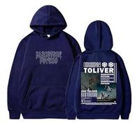 Don Toliver Hardstone Psycho 2025 Felpe Felpa con Cappuccio per Uomo Donna,Hip Hop Lunghe Sweatshirt,Blu,XS