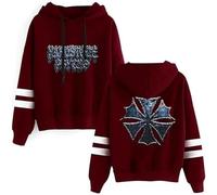 Don Toliver Hardstone Psycho Felpe Felpa con Cappuccio per Uomo Donna,Hip Hop Lunghe Sweatshirt,Rosso,XL