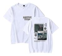 Don Toliver Hardstone Psycho Tour Maglietta a Maniche Corte Unisex, T-Shirt Casual Manica Corta,Bianca,3XL