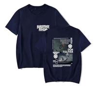 Don Toliver Hardstone Psycho Tour Maglietta a Maniche Corte Unisex, T-Shirt Casual Manica Corta,Blu,XS