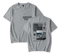 Don Toliver Hardstone Psycho Tour Maglietta a Maniche Corte Unisex, T-Shirt Casual Manica Corta,Grigio,XXS