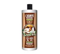 DONA FLORA - Shampoo Nutriente al Cocco e Argan | Nutrizione Intensa | Idratazione Profonda | Forza e Lucentezza | Riparazione dei Danni | Formula Delicata e Naturale - 1000 ml