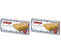 DOÑA JIMENA - Dolce alla Mandorla Morbido con Miele e Mandorle, Senza Glutine, Consistenza Cremosa, Dolce Natalizio, Ricetta Artigianale, Qualità Extra, Torrone tradizionale, 150 g (Confezione da 2)