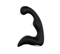 Dona Vibratori G Spot Vibratore Anale Butt Plug Giocattoli del sesso per uomini e donne Massaggio alla prostata in silicone Stimolazione dell'ano Dildo vibrante per adulti
