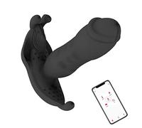 Dona Vibratori Giocattolo del sesso del vibratore del dildo di spinta per le donne APP Vibratore di stimolazione del clitoride del vibratore della farfalla delle donne a distanza per le coppie