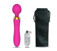 Dona Vibratori Nave da 18 velocità Potenti vibratori per donne, Magic Dual Motors Bacchetta massaggiatore per il corpo Giocattoli sessuali per donne G Spot per adulti