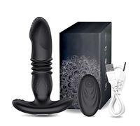 Dona Vibratori Plug anale vibrante telescopico Vibratore APP anale Giocattoli sessuali a distanza wireless per donne Culo Dildo anale Massaggiatore prostatico Buttplug