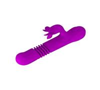Dona Vibratori Potente massaggio rotante del clitoride Giocattoli sessuali Vibratore retrattile per donne Stimolazione del punto G 42 ℃ Giocattoli riscaldanti per adulti 18