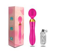 Dona Vibratori Potenti giocattoli del sesso del vibratore della bacchetta magica AV per le donne Stimolatore del clitoride del punto G 20 velocità Giocattoli del vibratore del dildo per adulti