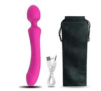 Dona Vibratori Potenti vibratori per le donne Dual Motors Bacchetta massaggiatore per il corpo Giocattoli del sesso femminile per le donne Masturbatore G-Spot Giocattoli per adulti