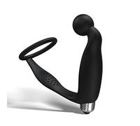 Dona Vibratori Scossa elettrica Impulso Uomo Massaggio Prostatico Vibratori Giocattolo Del Sesso Per Gli Uomini Rotazione Senza Fili Maschile Butt Plug Anale Stimolatore Masturbatore