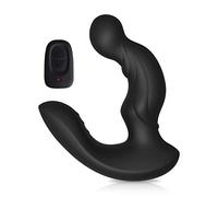 Dona Vibratori Scossa elettrica Impulso Uomo Massaggio Prostatico Vibratori Giocattolo Del Sesso Per Gli Uomini Rotazione Senza Fili Maschile Butt Plug Anale Stimolatore Masturbatore