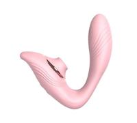 Dona Vibratori Vibratore 3 in 1 per le donne 10 Vibrazioni di frequenza Succhiare e schiaffeggiare Dildo Triplo stuzzicare Giocattolo del sesso Stimolazione del massaggiatore del punto G 18+