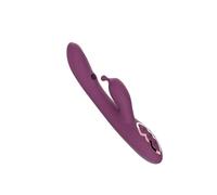 Dona Vibratori Vibratore a vibrazione a 7 frequenze per le donne Massaggiatore per la stimolazione del dildo femminile con tripla presa in giro Carica magnetica