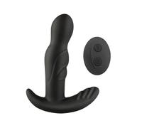 Dona Vibratori Vibratore anale con rotazione a 360 gradi per uomini Massaggio alla prostata Plug anale Telecomando Vibratore Butt Plug Giocattolo del sesso per adulti