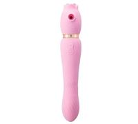Dona Vibratori Vibratore clitorideo Vibratore per leccare la lingua per le donne Clitoride Riscaldamento del clitoride Stimolatore del vuoto Dildo Giocattoli del sesso per adulti 18