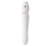 Dona Vibratori Vibratore clitorideo Vibratore per leccare la lingua per le donne Clitoride Riscaldamento del clitoride Stimolatore del vuoto Dildo Giocattoli del sesso per adulti 18