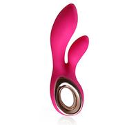 Dona Vibratori Vibratore del coniglio Vibrazione Riscaldamento Punto G Stimolatore del clitoride Dildo Vibratore Masturbazione femminile Giocattoli del sesso per donna Sex Shop
