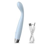 Dona Vibratori Vibratore del punto G per principianti per le donne Stimolatore del clitoride del capezzolo 8 secondi veloci all'orgasmo Vibrazioni a forma di dito Giocattoli sessuali per adulti