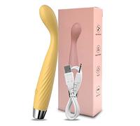 Dona Vibratori Vibratore del punto G per principianti per le donne Stimolatore del clitoride del capezzolo 8 secondi veloci all'orgasmo Vibrazioni a forma di dito Giocattoli sessuali per adulti