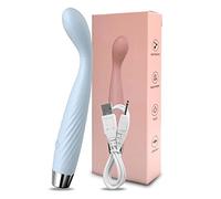 Dona Vibratori Vibratore del punto G per principianti per le donne Stimolatore del clitoride del capezzolo 8 secondi veloci all'orgasmo Vibrazioni a forma di dito Giocattoli sessuali per adulti