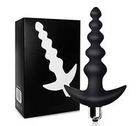 Dona Vibratori Vibratore in silicone Plug anale Perline Massaggiatore prostata maschile Bullet Vibratore anale Giocattoli del sesso 16 Forti terremoti Modalità Uomo