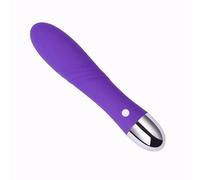 Dona Vibratori Vibratore piccolo del punto G di ricarica USB a 12 frequenze per la stimolazione della vagina Giocattoli del sesso del bastone vibrante pieghevole ultra morbido per le donne