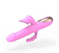 Dona Vibratori Vibratori di spinta per le donne Stimolatore del clitoride del punto G Masturbazione femminile Dildo Giocattoli del sesso per le donne Articoli per adulti