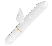Dona Vibratori Vibrazione telescopica Punto G Vibratore della vagina Clitoride Butt Plug Stimolatore anale Massaggiatore Giocattoli erotici del sesso per le donne Dildo Sex Shop