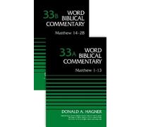 Donald A. Hagner Matthew (2-Volume Set33A and 33B) (Copertina rigida)