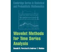 Donald B. Percival Andrew T. Wa Wavelet Methods for Time Series Anal (Tascabile)