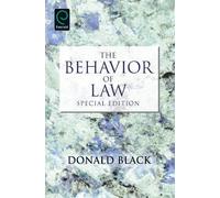 Donald Black The Behavior of Law (Tascabile)