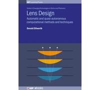 Donald Dilworth Lens Design (Copertina rigida)