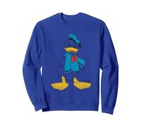 Donald Duck Angry Pose Felpa, Unisex per adulti, Blu Reale, XL