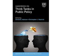 Donald E. Abelson Handbook on Think Tanks in Public Policy (Copertina rigida)