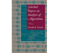 Donald E. Knuth Selected Papers on Analysis of Algorithms (Tascabile)