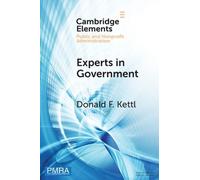 Donald F. Kettl Experts in Government (Tascabile)
