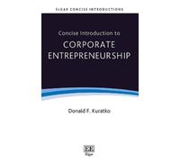Donald F. Kurat Concise Introduction to Corporate Entrepreneu (Copertina rigida)