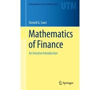 Donald G. Saari Mathematics of Finance (Tascabile)