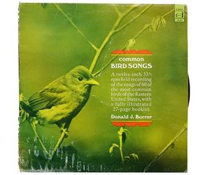 DONALD J. BORROR - common bird songs LP