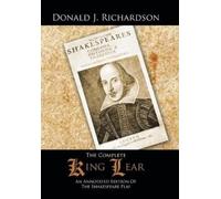 Donald J. Richardson The Complete King Lear (Copertina rigida)