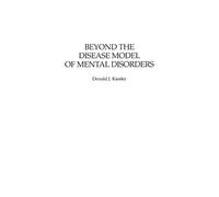Donald Kiesler Beyond the Disease Model of Mental Disorders (Copertina rigida)