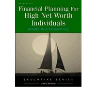 Donald R. Levy Richard H Financial Planning for High Net Worth Indi (Tascabile)